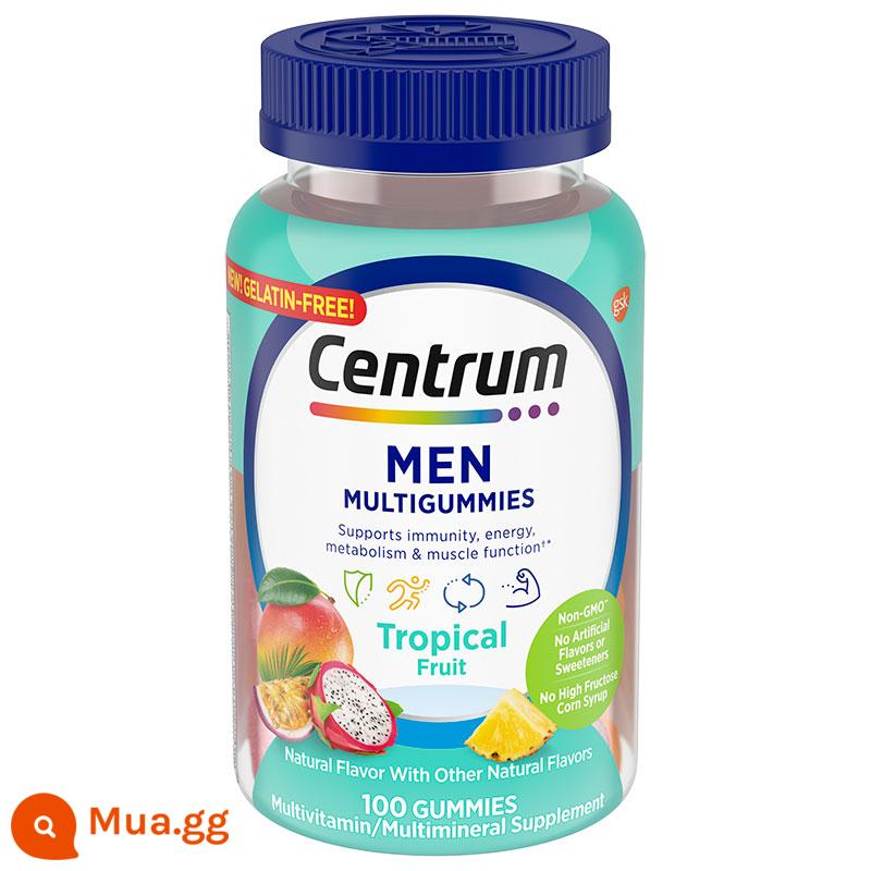 Centrum tốt trong việc tiết kiệm vitamin C đa khoáng chất dành cho phụ nữ ở nước ngoài kẹo dẻo dành cho trẻ em - Kẹo dẻo vitamin tổng hợp cho nam giới 100 viên