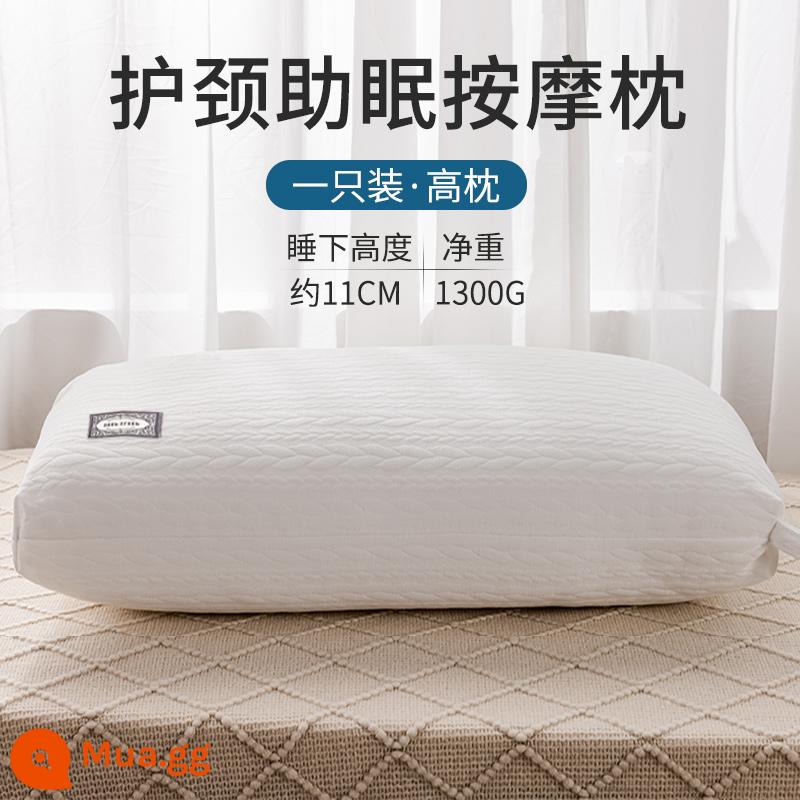 Lõi gối thấp Memory cotton giúp ngủ ngon gối ôm trọn đầu một cặp ngủ đơn đặc biệt ký túc xá sinh viên - Trắng - Gối Cao [Một Gói] [Hỗ Trợ Cổ Tử Cung Giúp Ngủ Ngon]