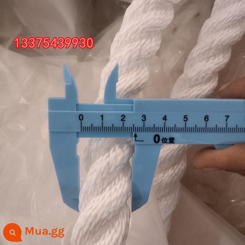 Dây nylon chịu mài mòn cáp hàng hải dây tóc polypropylene cáp lướt ba sợi dây cứu sinh đi kèm dây neo nổi dây thuyền - 26mm1 mét (lực kéo 4,7 tấn)