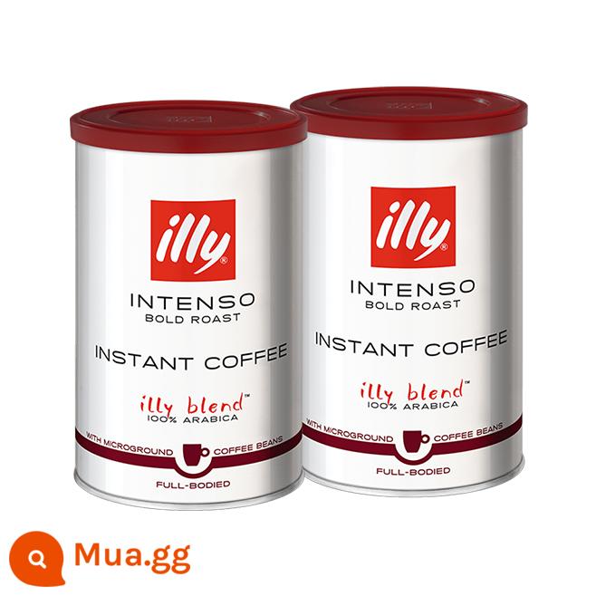 [Bán Chạy] Cà phê đen Illy Instant đông khô latte hòa tan phong cách Mỹ với bột xay siêu mịn 95g/hộp - Hương vị đậm đà êm dịu*2