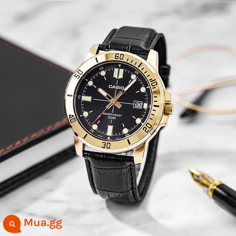 CasioCASIO Watch Men's Heart of Darkness Đồng hồ đeo tay nam thạch anh mỏng Không cơ MTP-VT01 Thư trực tiếp ở nước ngoài - MTP-VD01GL-1E [Bộ sưu tập được bảo hành trọn đời]