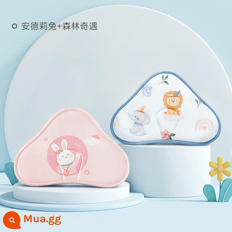 Betty Cloud Gối Gối Cho Bé Gối Mùa Hè Thoáng Khí Cho Bé Sơ Sinh 0-6 Tháng Gối Hình Mùa Hè Gối - Cuộc phiêu lưu trong rừng + Thỏ nhỏ [Tiết kiệm $10 cho 2 món đồ]