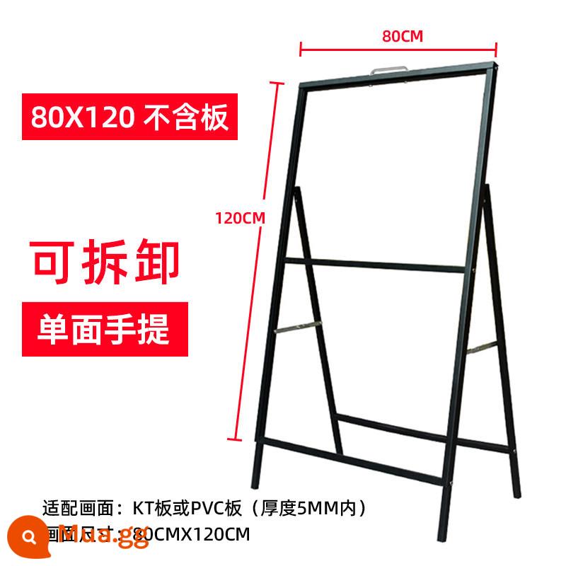 Tuyển dụng ngoài trời biển quảng cáo trưng bày thẻ kt bảng trưng bày đứng poster quảng cáo trưng bày đứng đứng sàn đứng - Chân đế di động riêng biệt một mặt sang trọng 80x120 có đường ray phía sau tích hợp