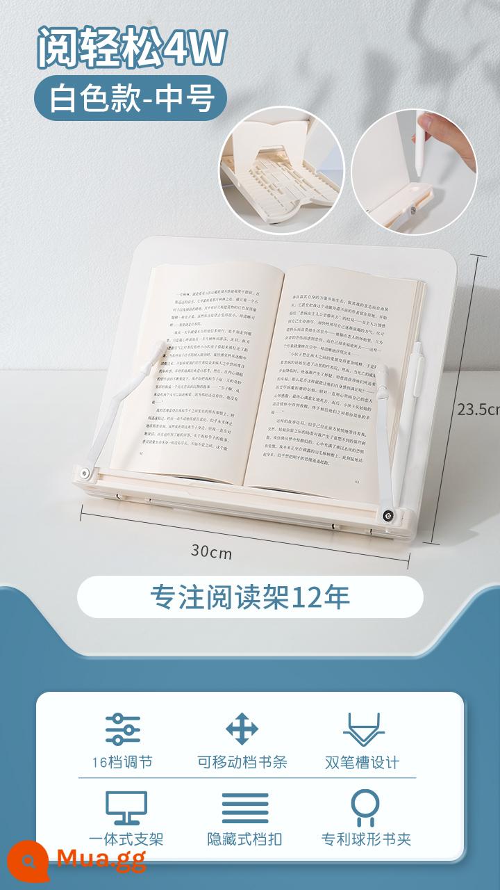 Sách Phương Nam Giá Đọc Bằng Gỗ Thơm Giá Đọc Sách Giá Sách PubMed Giá Viết Học Tập Giá Để Sách Để Bàn Có Thể Điều Chỉnh Giá Để Sách Kẹp Booker Viết Bài Tập Về Nhà Sách Ảnh Di Động - Yueyingsong 4W model màu trắng-cỡ trung bình