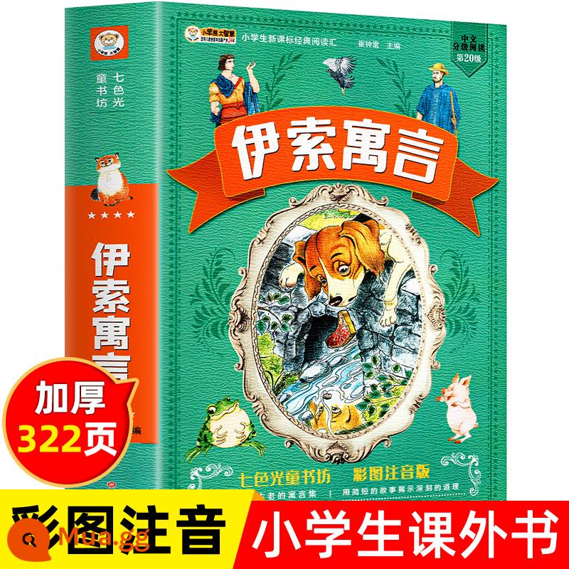 Chọn 3 cuốn với giá 28 nhân dân tệ] Trêu ghẹo não toàn bộ phiên bản ngữ âm học sinh tiểu học đọc sách ngoại khóa giáo viên khuyến nghị lớp một lớp hai lớp ba trẻ mẫu giáo phải đọc đoán câu đố tuyển tập hoàn chỉnh cuốn truyện Mi Xiaoquan chính hãng - [Âm thanh đi kèm] Truyện ngụ ngôn Aesop Phiên âm đủ màu