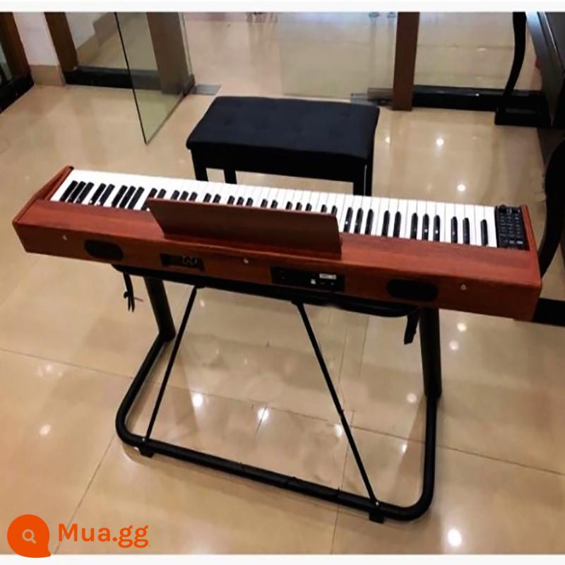 Đàn piano điện tử Giá đàn piano hình chữ U Giá đàn piano điện tử bàn phím tổng hợp bàn phím mệt mỏi giá nhạc cụ giá đàn piano phổ thông - Giá đỡ đàn piano điện tử hình chữ U màu đen