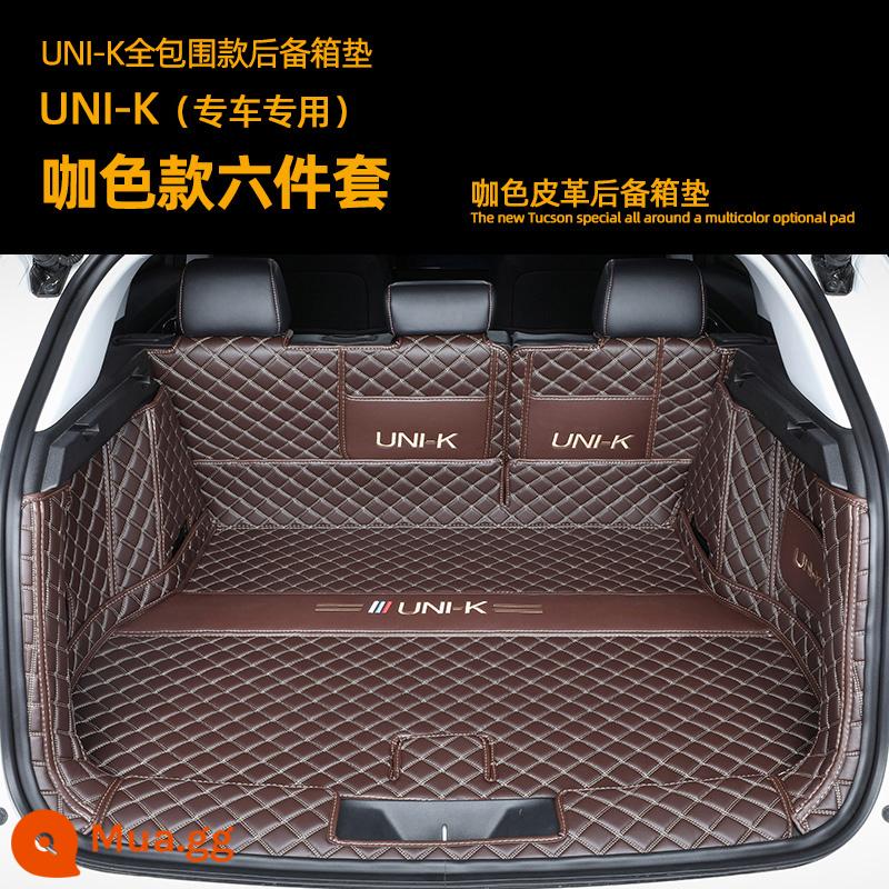 Tấm lót cốp Changan unik được bao quanh hoàn toàn bởi 2122 tấm lót cốp sau ô tô cải tiến UNI-Kidd - Âm thanh vòm đầy đủ - màu cà phê