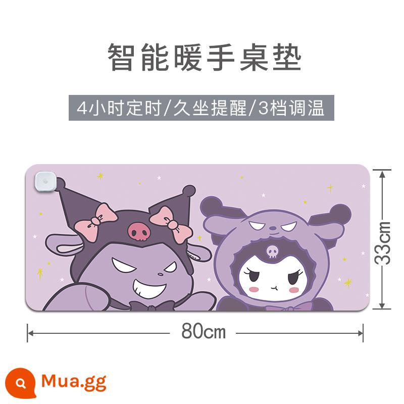 Quế Chó Làm Nóng Miếng Lót Chuột Quá Khổ Sanrio Làm Nóng Miếng Lót Bàn Phím Để Bàn Kulomi Văn Phòng Ấm Tay Bàn Thảm - Mẫu máy sưởi xanh quân đội X213 (13)