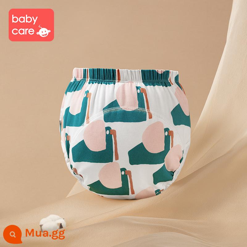 Babycare Tã Quần Vệ Sinh Trẻ Em Quần Huấn Luyện Cho Bé Bỏ Tã Chống Thấm Nước Có Thể Giặt Quần Lót 1 Gói - tasman màu xanh