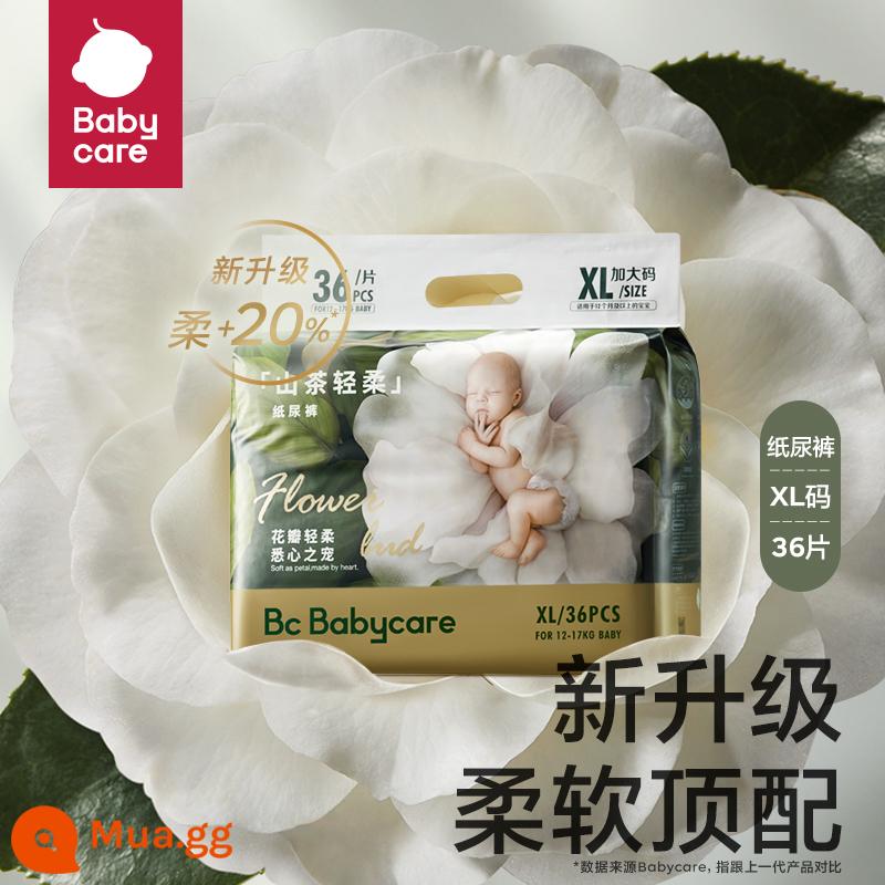 quần búp babycare hoa trà bỉm em bé bỉm bbc siêu mỏng thoáng khí M-XL - XL