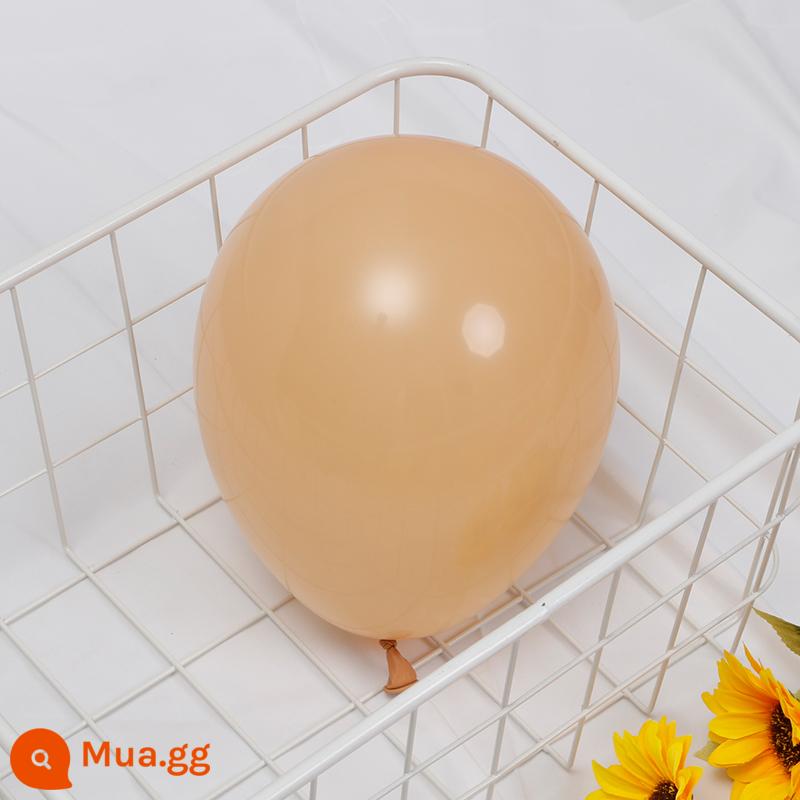 Không khí khai mạc trang trí bong bóng màu đỏ sự kiện bố trí khung cảnh đám cưới Bong bóng cao su dày 10 inch sinh nhật - Bóng bay màu da 10 inch 1 gói 100 miếng