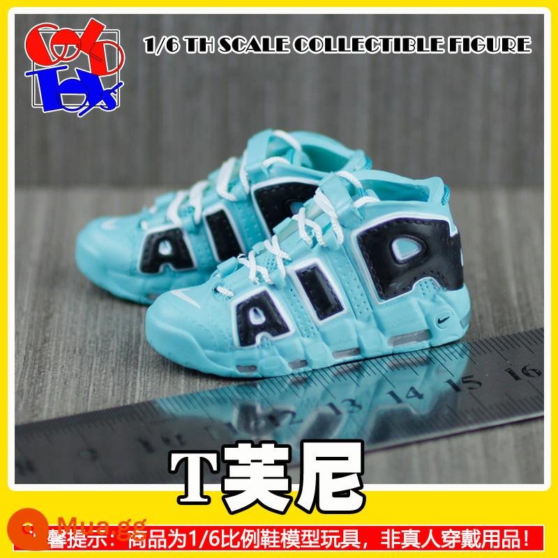 Hợp thời trang Handmade Sneakers Model Stereo Model Mini Shoes Pippen Series Trang trí quà tặng [Mẫu Zhongshan] - ngọc lục bảo