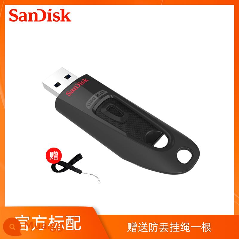 ổ đĩa flash sandiskSanDisk 32g mã hóa cz48 tốc độ cao USB mã hóa sinh viên chính hãng ổ đĩa flash di động có thể thu vào dành cho doanh nghiệp - Ổ đĩa flash USB 32g có dây buộc miễn phí