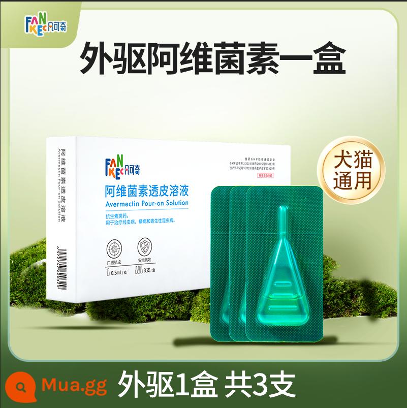 Thuốc tẩy giun cho chó mèo chung albendazole abamectin in vitro và in vivo one pet in vitro giọt - 2g