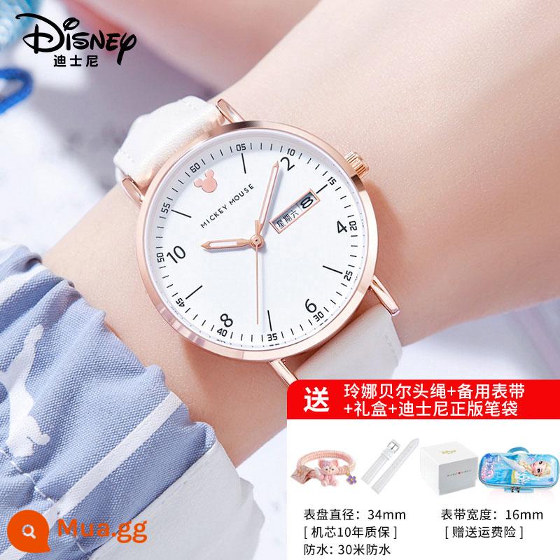 Đồng hồ Disney nữ học sinh cấp 2 nữ sinh cấp 3 2022 nữ cơ khí mới đặc biệt dành cho trẻ em và bé gái - Phải vượt qua mọi kỳ thi Sao Thủy nghịch hành - phiên bản dây đeo đồng hồ/hộp bút chì