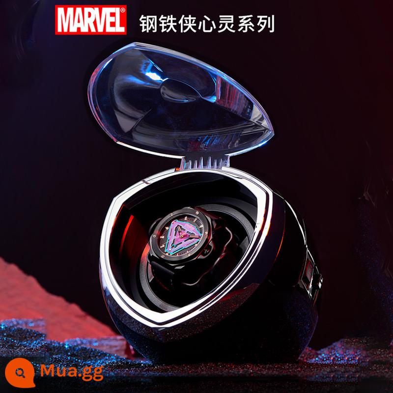 Marvel Iron Man phiên bản giới hạn chung đồng hồ nam sinh viên cơ chống thấm nước thạch anh nam quà tặng sinh nhật - Áo giáp đầy màu sắc [Máy ​​lắc mét hình nón miễn phí]