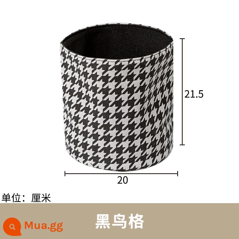 Vải Hộp Lưu Trữ Gấp Quần Áo Tổng Thể Tủ Houndstooth Đồ Lót Hoàn Thiện Rổ Ngăn Kéo Phong Cách Đồ Chơi Phòng Ngủ Phòng Khách Lưu Trữ Q - kiểm tra chim đen