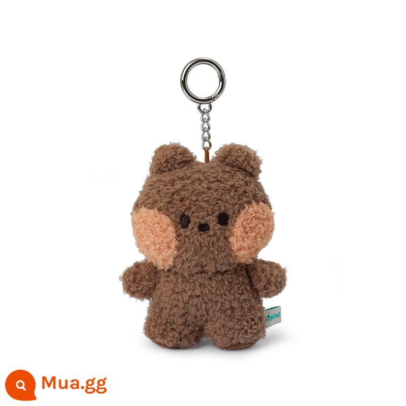 LINE FRIENDS ngay cả người bạn của tôi minini series mini búp bê hoạt hình món quà búp bê sang trọng dễ thương - túi treo búp bê bnini