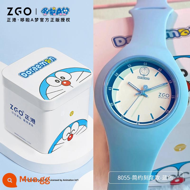 Pokémon Jest Watch Girls, Trẻ em, Trẻ em, Chàng trai và trẻ em gái - [Doraemon Joint] 8055 Màu Xanh Đơn Giản