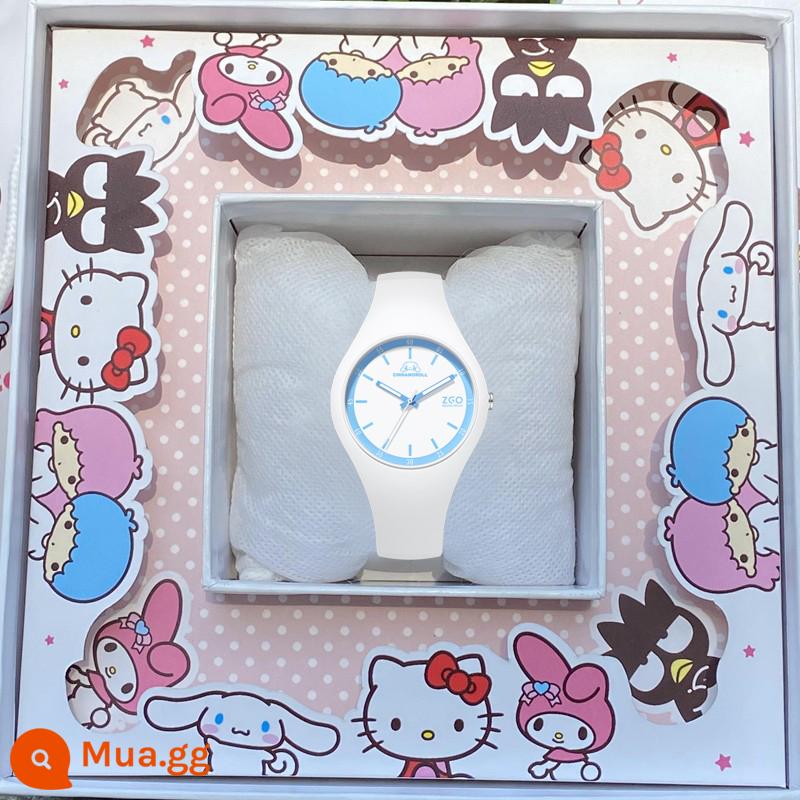 Pokémon Jest Watch Girls, Trẻ em, Trẻ em, Chàng trai và trẻ em gái - [Mẫu đồng thương hiệu Sanrio] Hộp quà màu trắng nhạt 8053