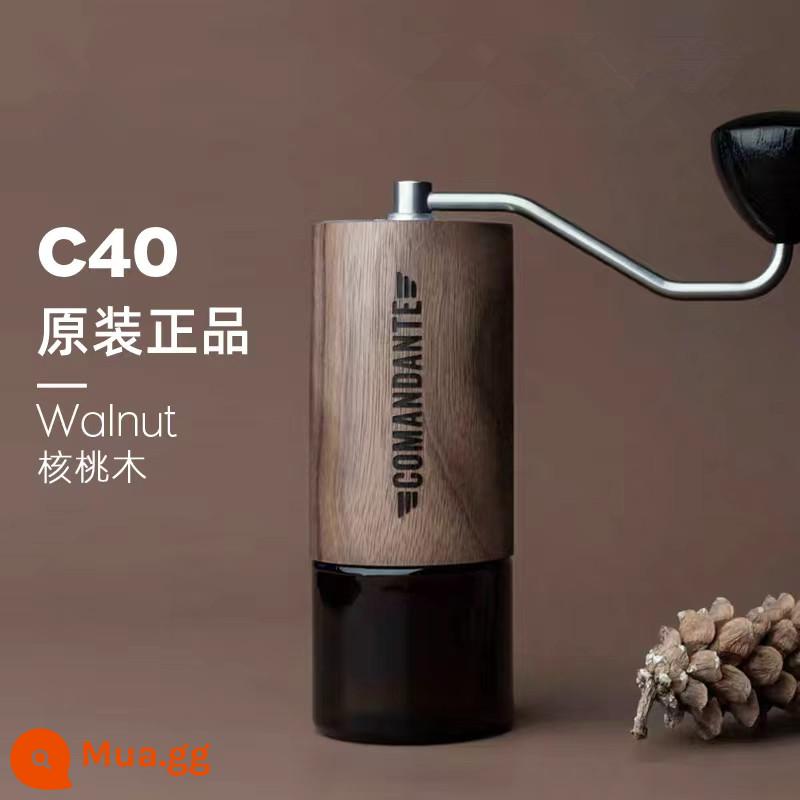 SF miễn phí vận chuyển Đức chỉ huy comandante C40MK4 High -nitrogen Steel Coffee Sản phẩm đơn - Hàng có sẵn màu óc chó MK4 với cọ tùy chỉnh + thổi khí