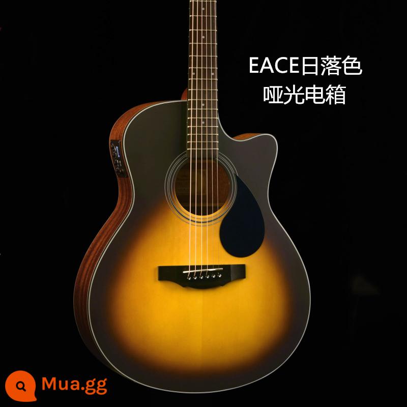 Kama guitar kepma ballad mục nhập người mới hộp điện 41 inch gỗ vân sam mới bắt đầu sinh viên nam và nữ EDC \ EAC - Hộp điện màu hoàng hôn EACE