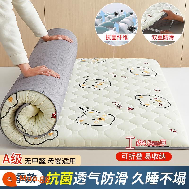 Nệm đệm mềm hộ gia đình ký túc xá sinh viên nệm đơn thảm tatami xốp thảm thuê sàn đặc biệt thảm ngủ - [Four Seasons] Happy Bear - dày khoảng 4,5cm [Loại A dành cho bà mẹ và trẻ sơ sinh thoáng khí và chống ẩm]