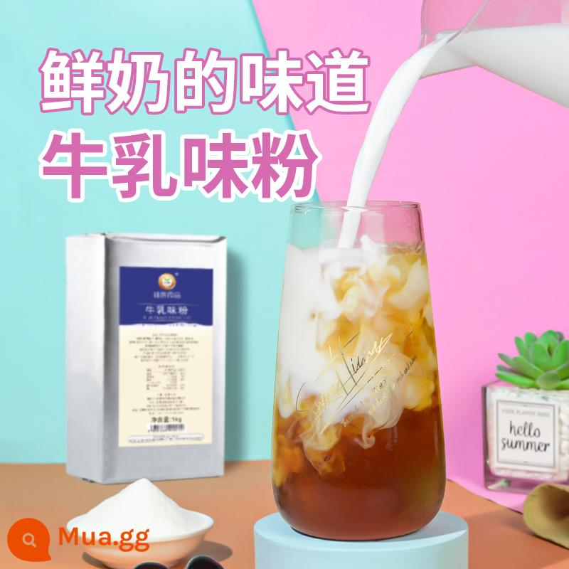 Hương vị sữa đặc bột trà món tráng miệng cửa hàng thương gia lưới đỏ cà phê latte sữa đặc trà hoa lan kho báu với sữa bột 1kg - Vị sữa tươi_Hương sữa bột 1kg