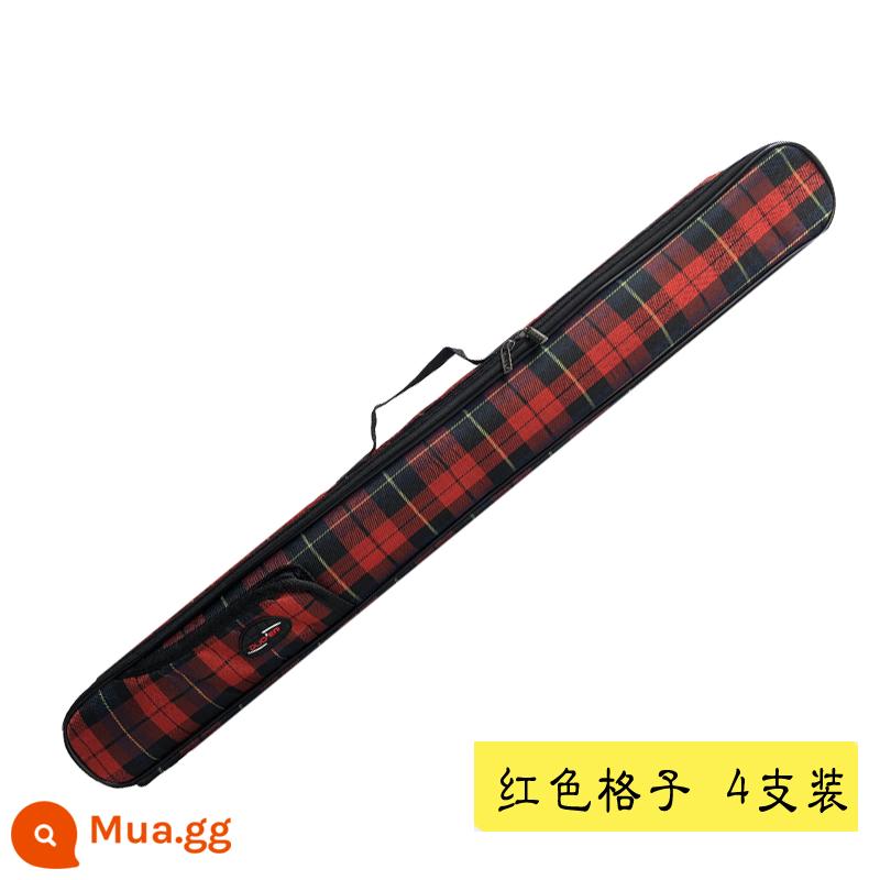 Túi Sáo Trúc 62/76/90 Cm 2/4 Gậy 1 Vai Chống Nước Dày Học Sinh Nhẹ Túi Sáo Dụng Cụ Âm Nhạc - Kẻ sọc đỏ 90/04