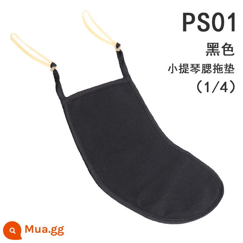 Qingge Nhạc Cụ PS01 Violin Má Pad Vai Vải Đàn Piano Pad Vai Pad Pad Má Pad Vai Cổ Phụ Kiện Trẻ Em - Miếng đệm má violin PS01 cotton màu đen (1/4)