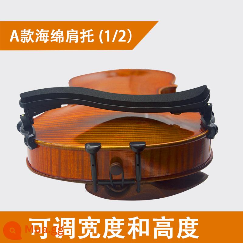 Qingge P26 Violin Vai Còn Lại Vai Cằm Còn Lại Vai Viola Miếng Bọt Biển Mềm Có Thể Điều Chỉnh Trẻ Em - Miếng đệm vai xốp loại A 1/2