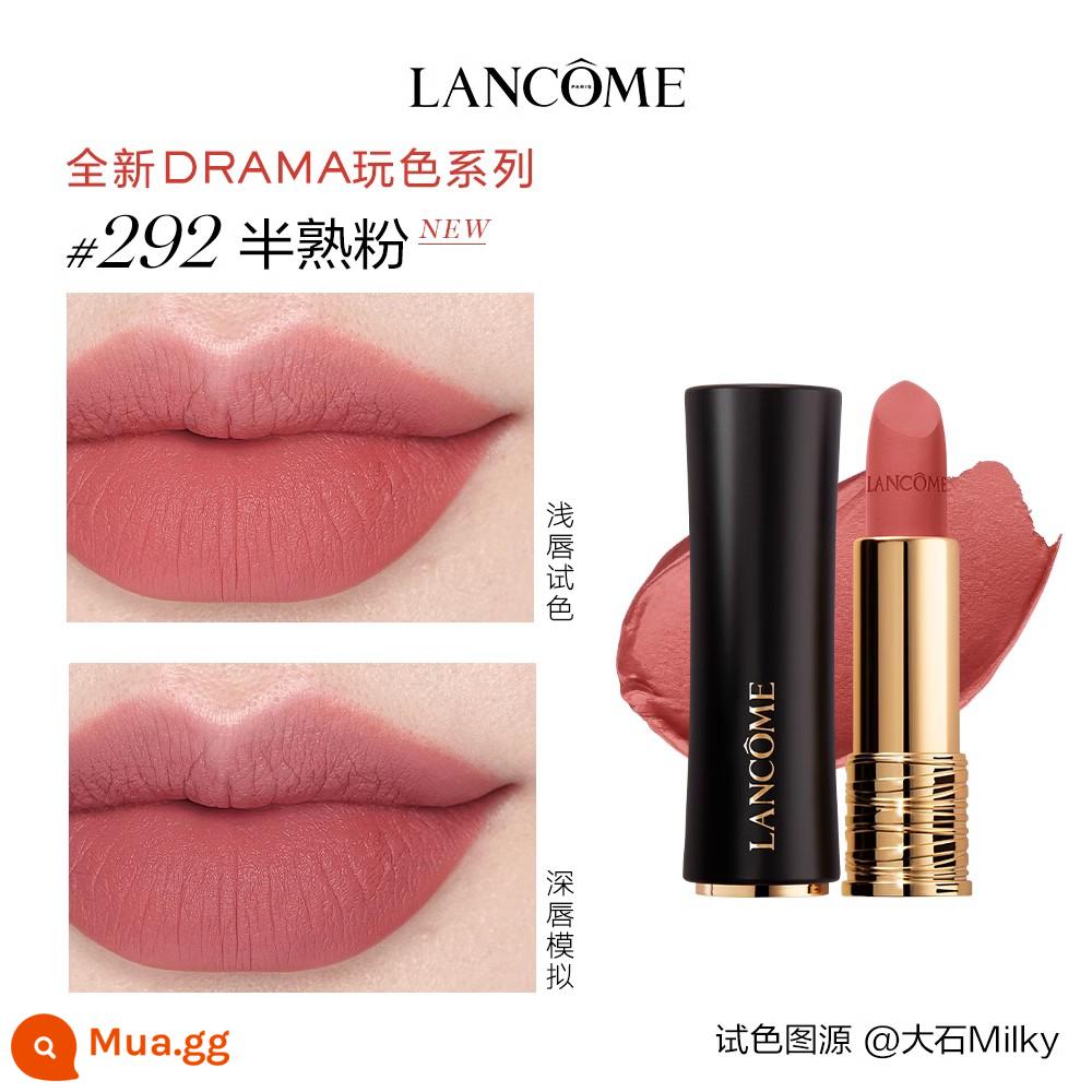 [Mua ngay] Lancôme Pure Lipstick Xiaoman Eo Matte Lipstick Classic 196 White and Color - Bột bán chín Velvet Matte #292