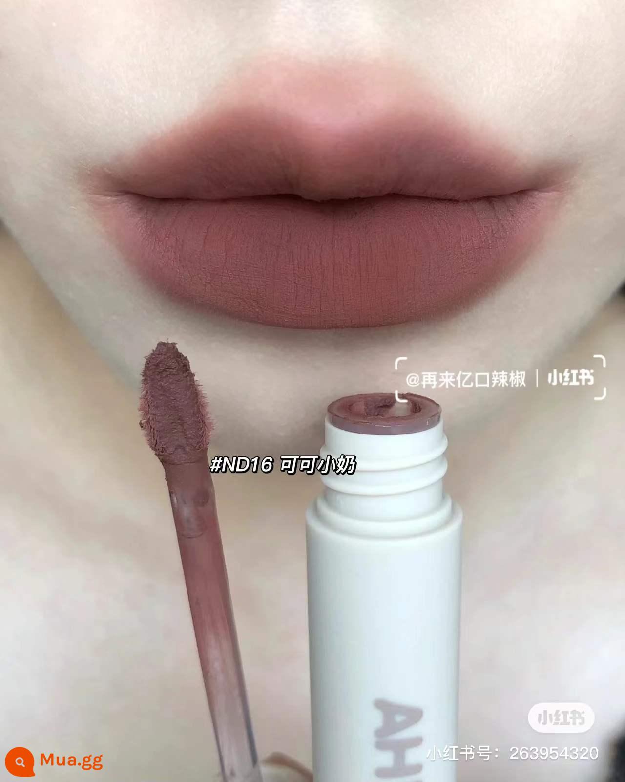 LEEMEMBER Li Meng Black Feather Solid Lip Gloss BL05 Hai đầu Lip Glaze Lipstick Deep Lip Primer Lip Mud nb01 - Bùn môi xanh ND16 Ca cao ngực nhỏ