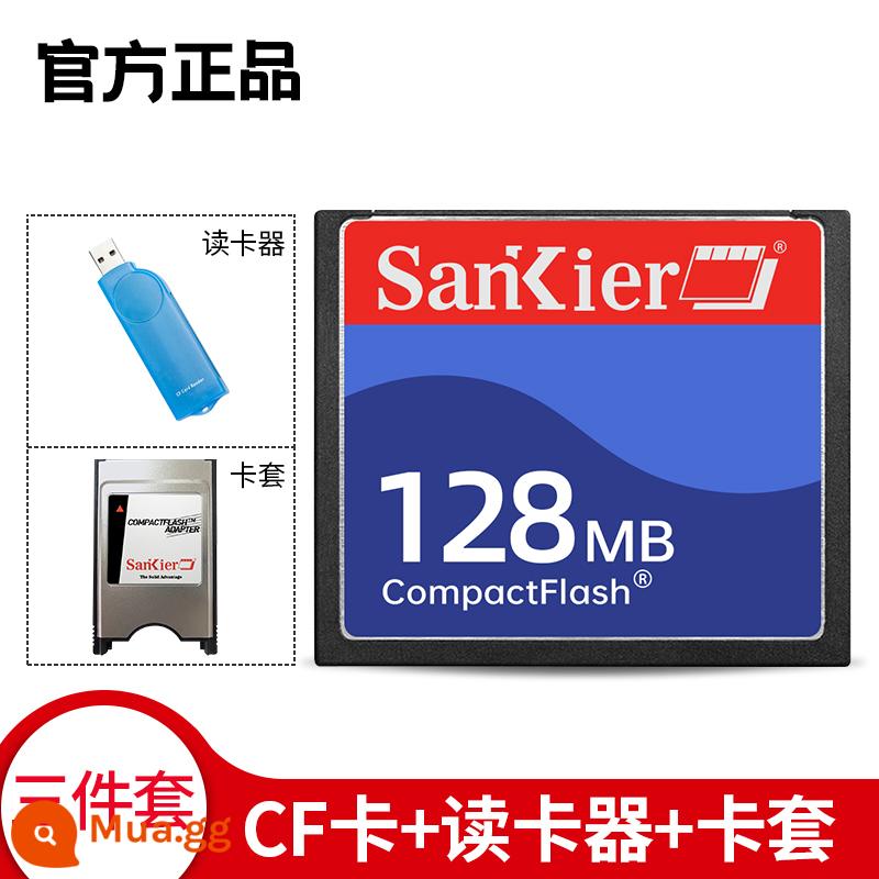 Thẻ CF cấp công nghiệp Thẻ nhớ 128M Máy công cụ Frank Fanuc CNC Thẻ nhớ CF chuyên dụng Hệ thống Mitsubishi FANUC Máy phay trung tâm gia công CNC của Siemens điều khiển công nghiệp đầu đọc thẻ quảng cáo - [128M] Thẻ CF công nghiệp + đầu đọc thẻ CF + ngăn chứa thẻ CF