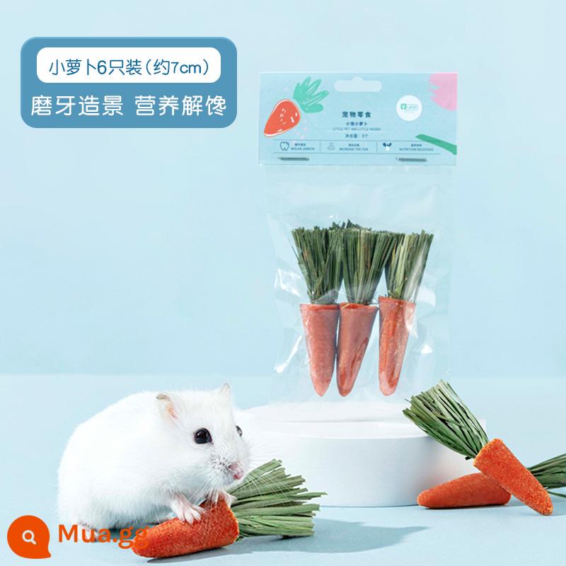 Hamster răng hàm dính thức ăn gấu trúc vàng chinchilla ăn được răng hàm snack đồ chơi thỏ tre ngọt apple nhánh cung cấp - ♥3 miếng củ cải baby - cộng thêm 50g cành táo (được cả chuột và thỏ yêu thích)