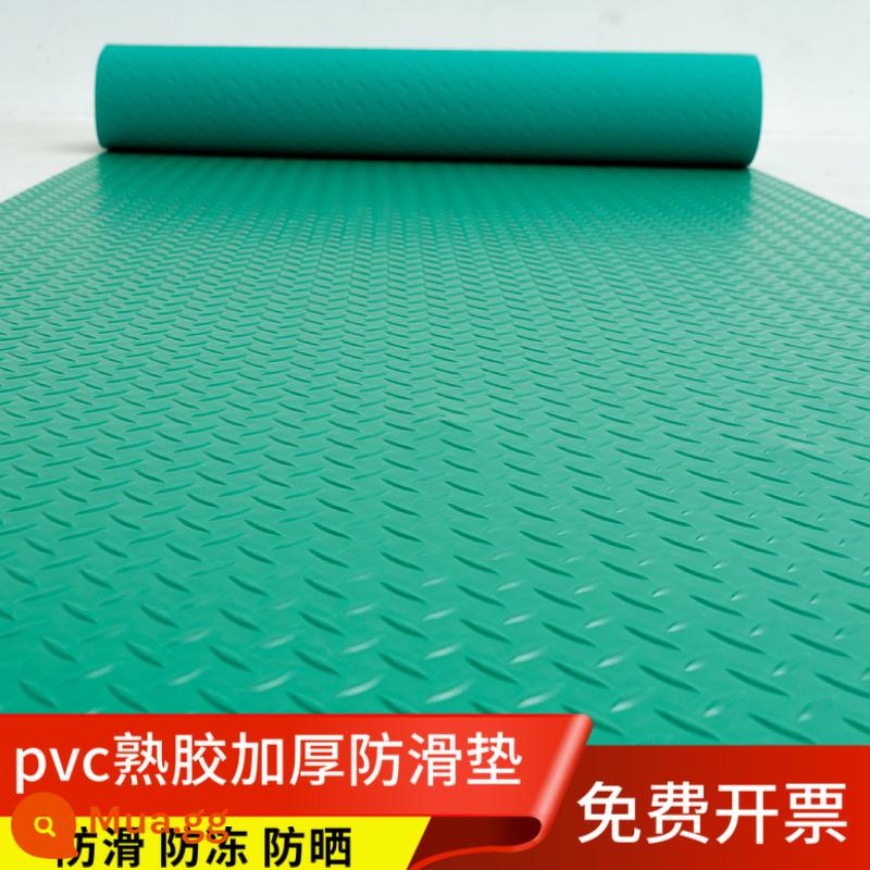 Nhựa PVC dày chống trượt cửa nhựa cao su chống thấm cửa thảm hành lang cầu thang kho nhà bếp sàn - Người Xanh Chín [rộng 0.9m]