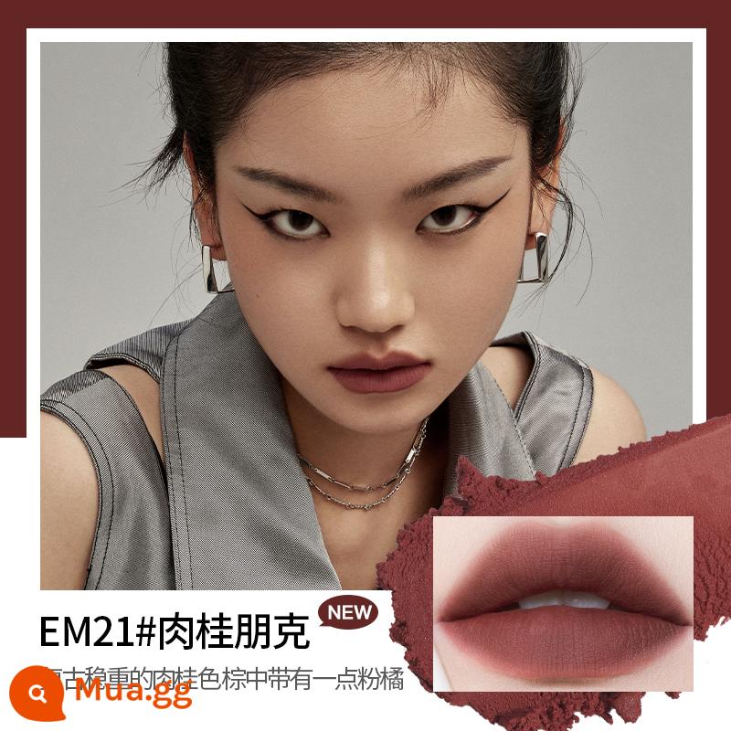 into you lip mud hero matte air nhung son men đóng hộp 525 son môi em08 giá rẻ intoyou - Màu xanh dương Peacock EM21 Màu quế Punk