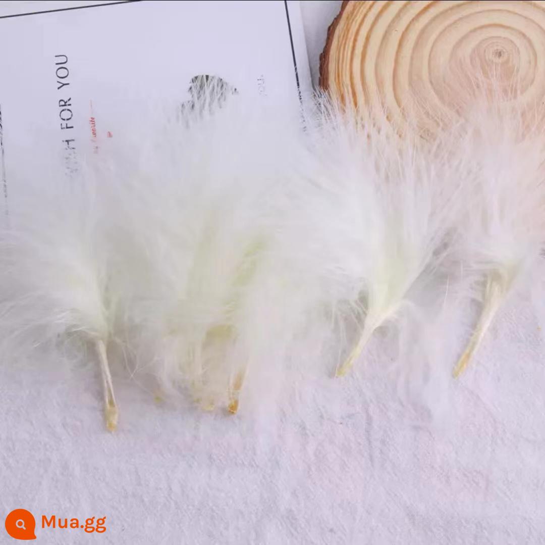 Tự Làm Lông Thổ Nhĩ Kỳ Lông Bobo Bóng Hộp Quà Làm Đầy Mẫu Giáo Handmade Màu Phụ Kiện Trang Trí Mèo Ngộ Nghĩnh Dính - Vàng 35-10cm 50 miếng