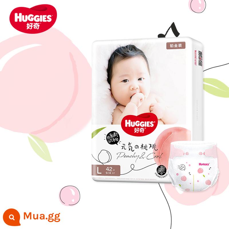 Tã giấy Huggies Platinum M52L42XL 32 miếng tã siêu mỏng thoáng khí [S2] - L