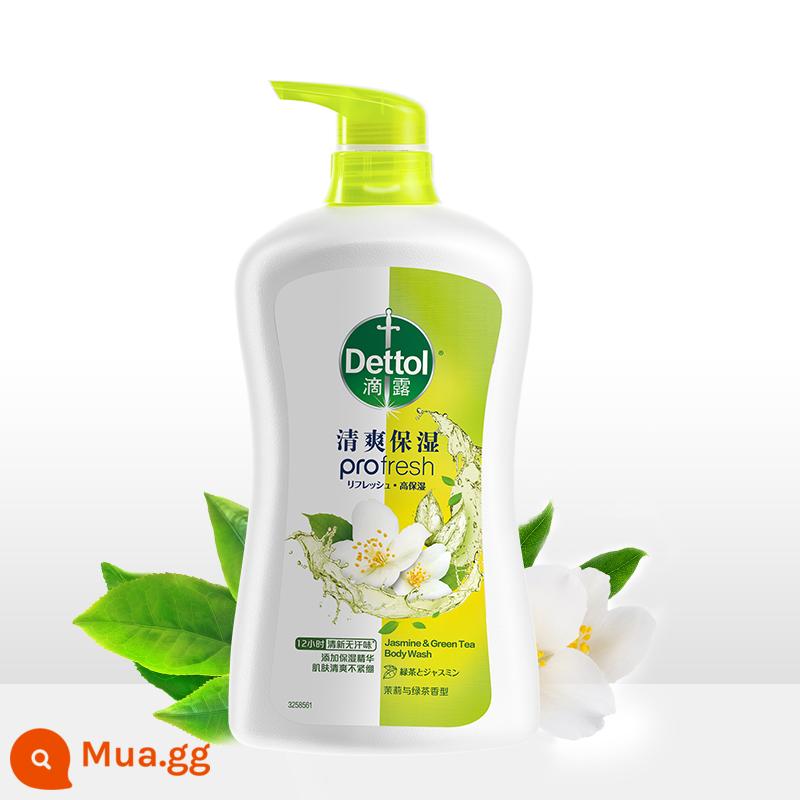 Sữa tắm Dettol hương thơm kháng khuẩn 950g * 2 hương thơm lâu dưỡng ẩm dưỡng ẩm hàng đầu cho nam và nữ - Trà xanh hoa nhài 650g