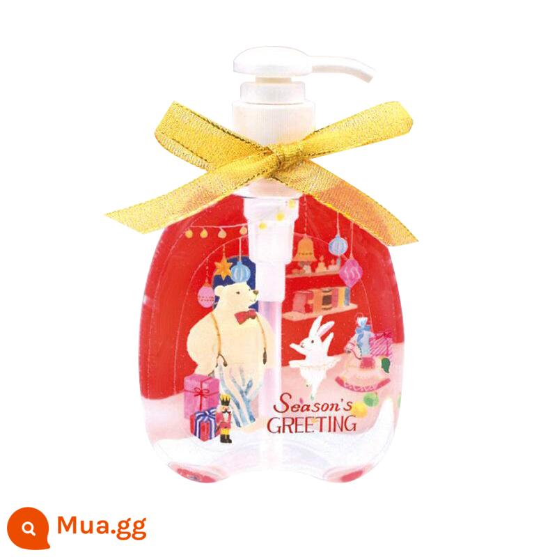 Sữa tắm Charley Christmas Holiday phiên bản giới hạn gấu hươu Nhật Bản 250ml hương tự chọn - Hương Táo Mật Ong Gấu Trắng