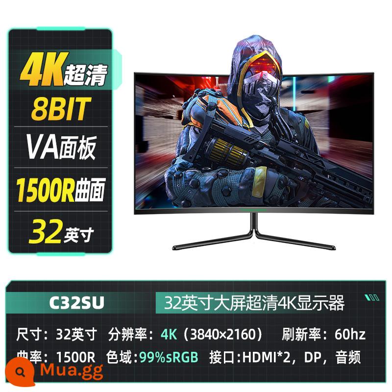 Titan Legion 32 inch 4K siêu rõ bề mặt hiển thị 32C1UF thiết kế máy tính để bàn 2K màn hình PS5 34 - [Đèn nhận thêm] C32SU (32 inch + 4K siêu nét + cong 1500R + 8bit