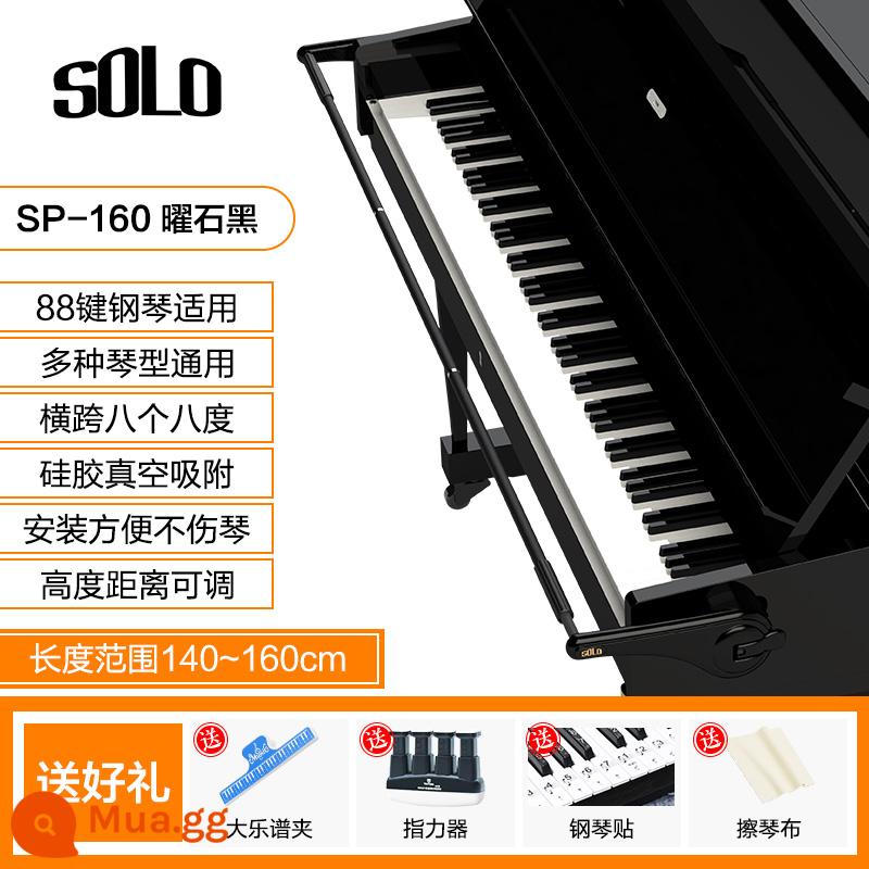 Dụng cụ chỉnh sửa tay đàn piano SOLO chơi ngón tay đàn piano giúp hỗ trợ luyện tập cổ tay cho trẻ em phụ kiện chống gập ngón tay - Obsidian Black (dành cho đàn piano 88 phím) + quà tặng miễn phí