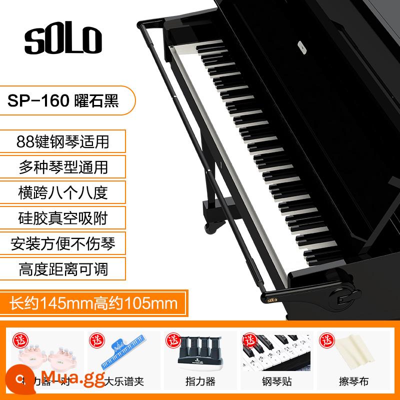 Dụng cụ chỉnh sửa tay đàn piano SOLO chơi ngón tay đàn piano giúp hỗ trợ luyện tập cổ tay cho trẻ em phụ kiện chống gập ngón tay - Obsidian Black (dành cho đàn piano 88 phím) + quà tặng miễn phí + bấm ngón tay