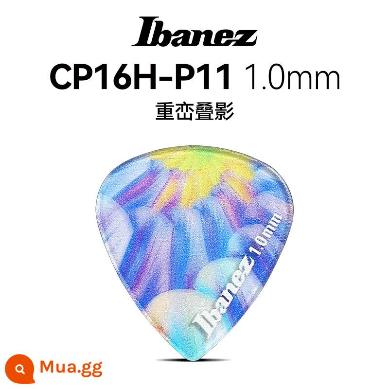 Nissan IBANEZ kính vạn hoa dòng đàn guitar dân gian pick gảy đàn tốc độ phụ kiện đàn guitar CHỌN - Núi chồng lên nhau 1,0mm