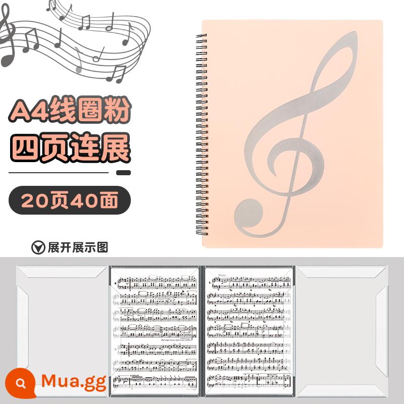 Mở rộng clip bản nhạc piano có thể được sửa đổi bản nhạc clip bản nhạc piano bản nhạc gấp không phản chiếu - [Triển lãm bốn trang] Người hâm mộ Morandi丨Có thể chứa 40 bản nhạc A4