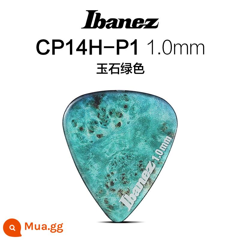 Nissan IBANEZ kính vạn hoa dòng đàn guitar dân gian pick gảy đàn tốc độ phụ kiện đàn guitar CHỌN - Xanh ngọc 1.0mm