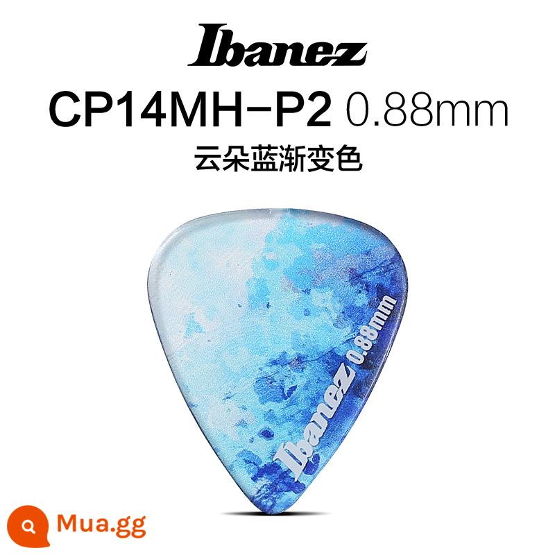 Nissan IBANEZ kính vạn hoa dòng đàn guitar dân gian pick gảy đàn tốc độ phụ kiện đàn guitar CHỌN - Màu gradient xanh mây 0,88mm