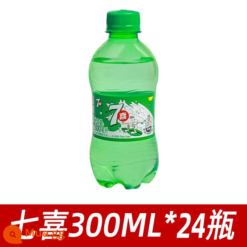 Pepsi-Cola 12 chai full box 7 nước giải khát có gas soda không đường Ximei Nianda nước giải khát mùa hè chai nhỏ không độ - 7Hi Vị chanh mát 300ml*24 chai