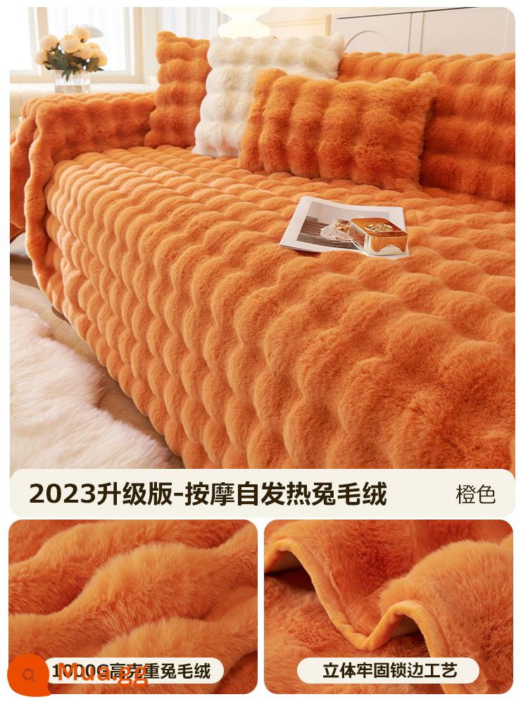 Net Red Sofa Covering Cat Narro - Thú nhồi bông Massage Rabbit - Cam